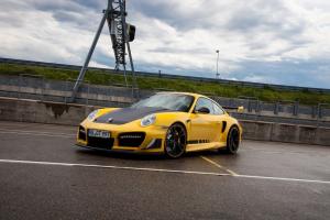 Porsche 911 Turbo GT Street R in Yellow by TechArt 2016 года